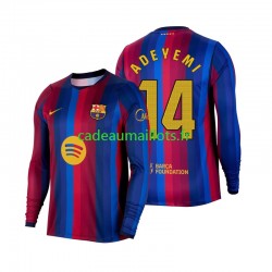 FC Barcelone Maillot avec flocage Karim Adeyemi 14 Domicile 2026-2027 ,Homme ML