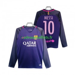 FC Barcelone Maillot avec flocage Lionel Messi 10 Rétro Extérieur 2016 2017 ,Homme ML