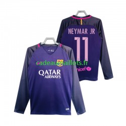 FC Barcelone Maillot avec flocage Neymar JR 11 Rétro Extérieur 2016 2017 ,Homme ML