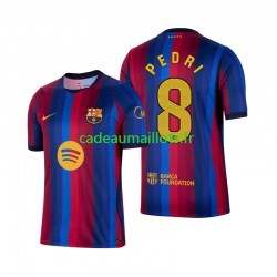 FC Barcelone Maillot avec flocage Pedri 8 Domicile 2026-2027 ,Homme MC