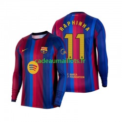 FC Barcelone Maillot avec flocage Raphinha 11 Domicile 2026-2027 ,Homme ML