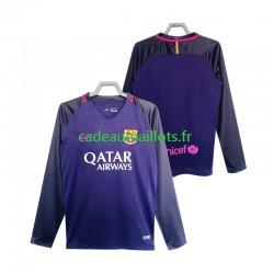 FC Barcelone Maillot avec flocage Rétro Extérieur 2016 2017 ,Homme ML