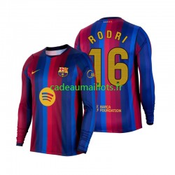 FC Barcelone Maillot avec flocage Rodri 16 Domicile 2026-2027 ,Homme ML