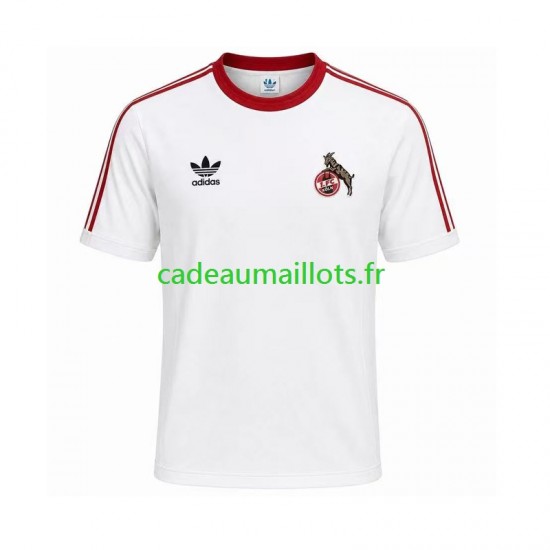 FC Cologne Maillot avec flocage Rétro Domicile 1986 1987 ,Homme MC FC Cologne Maillot avec flocage Rétro Domicile 1986 1987 ,Homme MC