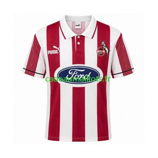 FC Cologne Maillot avec flocage Rétro Domicile 1995 1996 ,Homme MC