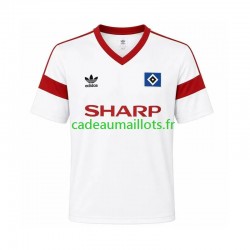 Hamburger SV Maillot avec flocage Rétro Domicile 1988 ,Homme MC