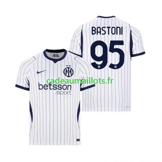 Inter Milan Maillot avec flocage Alessandro Bastoni 95 Extérieur 2026-2027 ,Homme MC