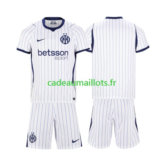Inter Milan Maillot avec flocage Extérieur 2026-2027 ,Tenue Enfant MC