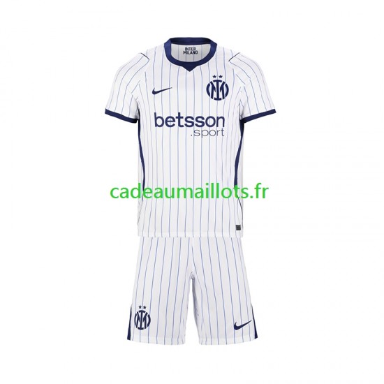 Inter Milan Maillot avec flocage Extérieur 2026-2027 ,Tenue Enfant MC