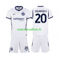 Inter Milan Maillot avec flocage Hakan Calhanoglu 20 Extérieur 2026-2027 ,Tenue Enfant MC