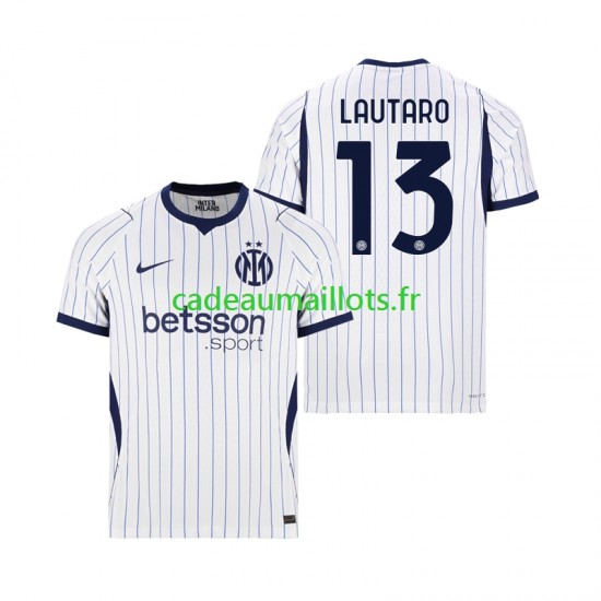 Inter Milan Maillot avec flocage Lautaro Martinez 13 Extérieur 2026-2027 ,Homme MC Inter Milan Maillot avec flocage Lautaro Martinez 13 Extérieur 2026-2027 ,Homme MC