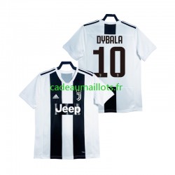 Juventus Maillot avec flocage DYBALA 21 Rétro Domicile 2018 2019 ,Homme MC