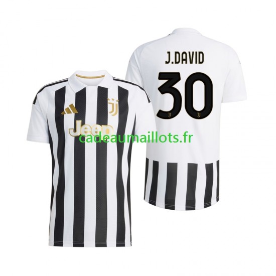 Juventus Maillot avec flocage Jonathan David 30 Domicile 2026-2027 ,Homme MC
