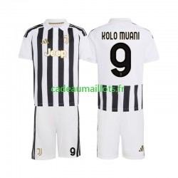 Juventus Maillot avec flocage Randal Kolo Muani 9 Domicile 2026-2027 ,Tenue Enfant MC