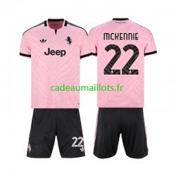Juventus Maillot avec flocage Weston McKennie 22 Extérieur 2026-2027 ,Tenue Enfant MC