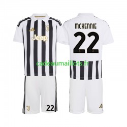 Juventus Maillot avec flocage Weston McKennie 22 Domicile 2026-2027 ,Tenue Enfant MC