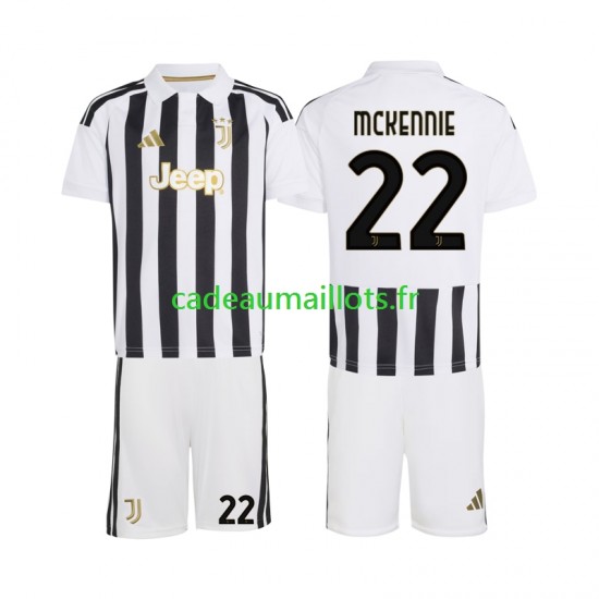 Juventus Maillot avec flocage Weston McKennie 22 Domicile 2026-2027 ,Tenue Enfant MC