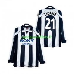 Juventus Maillot avec flocage ZIDANE 21 Rétro Domicile 2004 1988 ,Homme ML
