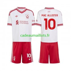 Liverpool Maillot avec flocage Alexis Mac Allister 10 Extérieur 2026-2027 ,Tenue Enfant MC