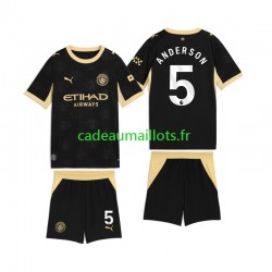 Manchester City Maillot avec flocage Elliot Anderson 5 Extérieur 2026-2027 ,Tenue Enfant MC Manchester City Maillot avec flocage Elliot Anderson 5 Extérieur 2026-2027 ,Tenue Enfant MC