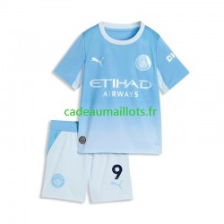 Manchester City Maillot avec flocage Erling Haaland 9 Domicile 2026-2027 ,Tenue Enfant MC