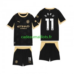 Manchester City Maillot avec flocage Jeremy Doku 11 Extérieur 2026-2027 ,Tenue Enfant MC