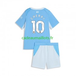 Manchester City Maillot avec flocage Rayan Cherki 10 Domicile 2026-2027 ,Tenue Enfant MC