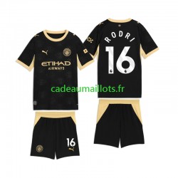 Manchester City Maillot avec flocage Rodri 16 Extérieur 2026-2027 ,Tenue Enfant MC Manchester City Maillot avec flocage Rodri 16 Extérieur 2026-2027 ,Tenue Enfant MC