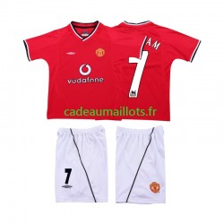 Manchester United Maillot avec flocage BECKHAM 7 Rétro Domicile 2022 2010 ,Tenue Enfant MC Manchester United Maillot avec flocage BECKHAM 7 Rétro Domicile 2022 2010 ,Tenue Enfant MC