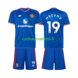 Manchester United Maillot avec flocage Bryan Mbeumo 19 Extérieur 2026-2027 ,Tenue Enfant MC