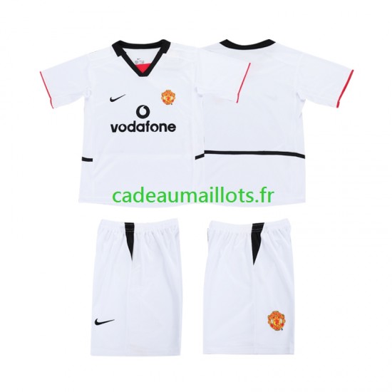 Manchester United Maillot avec flocage Extérieur 2010 2008 ,Tenue Enfant MC