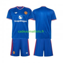 Manchester United Maillot avec flocage Extérieur 2026-2027 ,Tenue Enfant MC