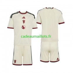 Manchester United Maillot avec flocage 3ème 2026-2027 ,Tenue Enfant MC