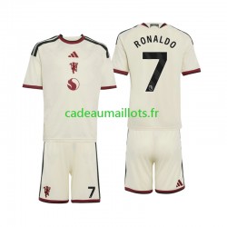 Manchester United Maillot avec flocage Cristiano Ronaldo 7 3ème 2026-2027 ,Tenue Enfant MC