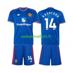 Manchester United Maillot avec flocage Marcus Rashford 14 Extérieur 2026-2027 ,Tenue Enfant MC