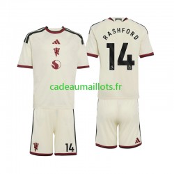 Manchester United Maillot avec flocage Marcus Rashford 14 3ème 2026-2027 ,Tenue Enfant MC