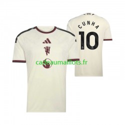 Manchester United Maillot avec flocage Matheus Cunha 10 3ème 2026-2027 ,Homme MC