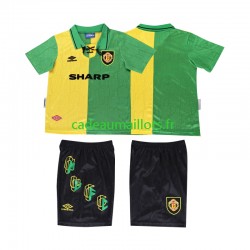 Manchester United Maillot avec flocage Rétro 3ème 1992 1994 ,Tenue Enfant MC