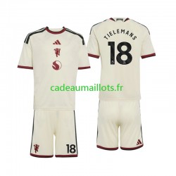 Manchester United Maillot avec flocage Youri Tielemans 18 3ème 2026-2027 ,Tenue Enfant MC