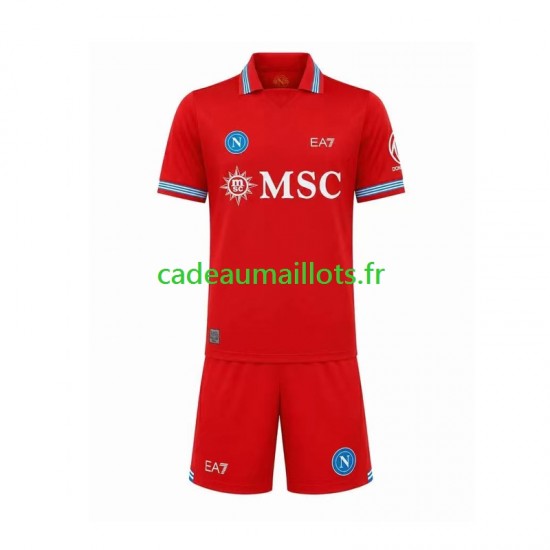Naples Maillot avec flocage 3ème 2026-2027 ,Tenue Enfant MC