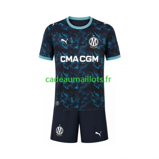 Olympique de Marseille Maillot avec flocage Extérieur 2026-2027 ,Tenue Enfant MC