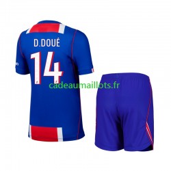 Paris Saint-Germain Maillot avec flocage Desire Doue 14 Domicile 2026-2027 ,Tenue Enfant MC