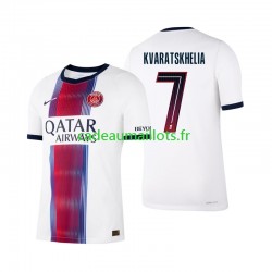 Paris Saint-Germain Maillot avec flocage Khvicha Kvaratskhelia 7 Extérieur 2026-2027 ,Homme MC