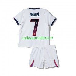 Paris Saint-Germain Maillot avec flocage Mbappé Kylian 7 Extérieur 2026-2027 ,Tenue Enfant MC