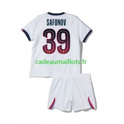 Paris Saint-Germain Maillot avec flocage Matvey Safonov 39 Extérieur 2026-2027 ,Tenue Enfant MC