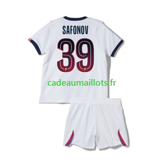 Paris Saint-Germain Maillot avec flocage Matvey Safonov 39 Extérieur 2026-2027 ,Tenue Enfant MC