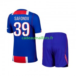 Paris Saint-Germain Maillot avec flocage Matvey Safonov 39 Domicile 2026-2027 ,Tenue Enfant MC