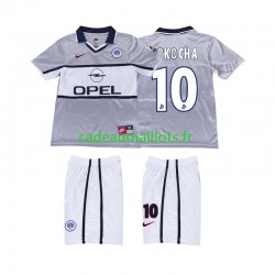 Paris Saint-Germain Maillot avec flocage OKOCHA 10 Rétro Extérieur 2022 2011 ,Tenue Enfant MC