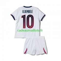 Paris Saint-Germain Maillot avec flocage Ousmane Dembele 10 Extérieur 2026-2027 ,Tenue Enfant MC