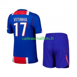 Paris Saint-Germain Maillot avec flocage Vitinha 17 Domicile 2026-2027 ,Tenue Enfant MC
